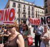 CONCENTRACIÓN EN MADRID POR ATENTADO TERRORISTA EN PALMANOVA. JULIO 2009
